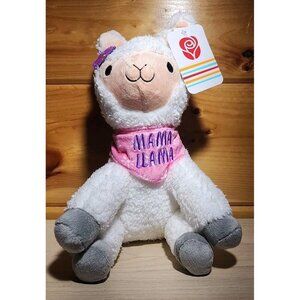 American Greetings MAMA LLAMA 10" Plush Stuffed Animal White NWT - Mother's Day